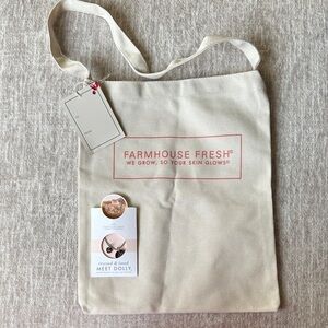 Farmhouse Fresh Canvas Tote Bag & Necklace